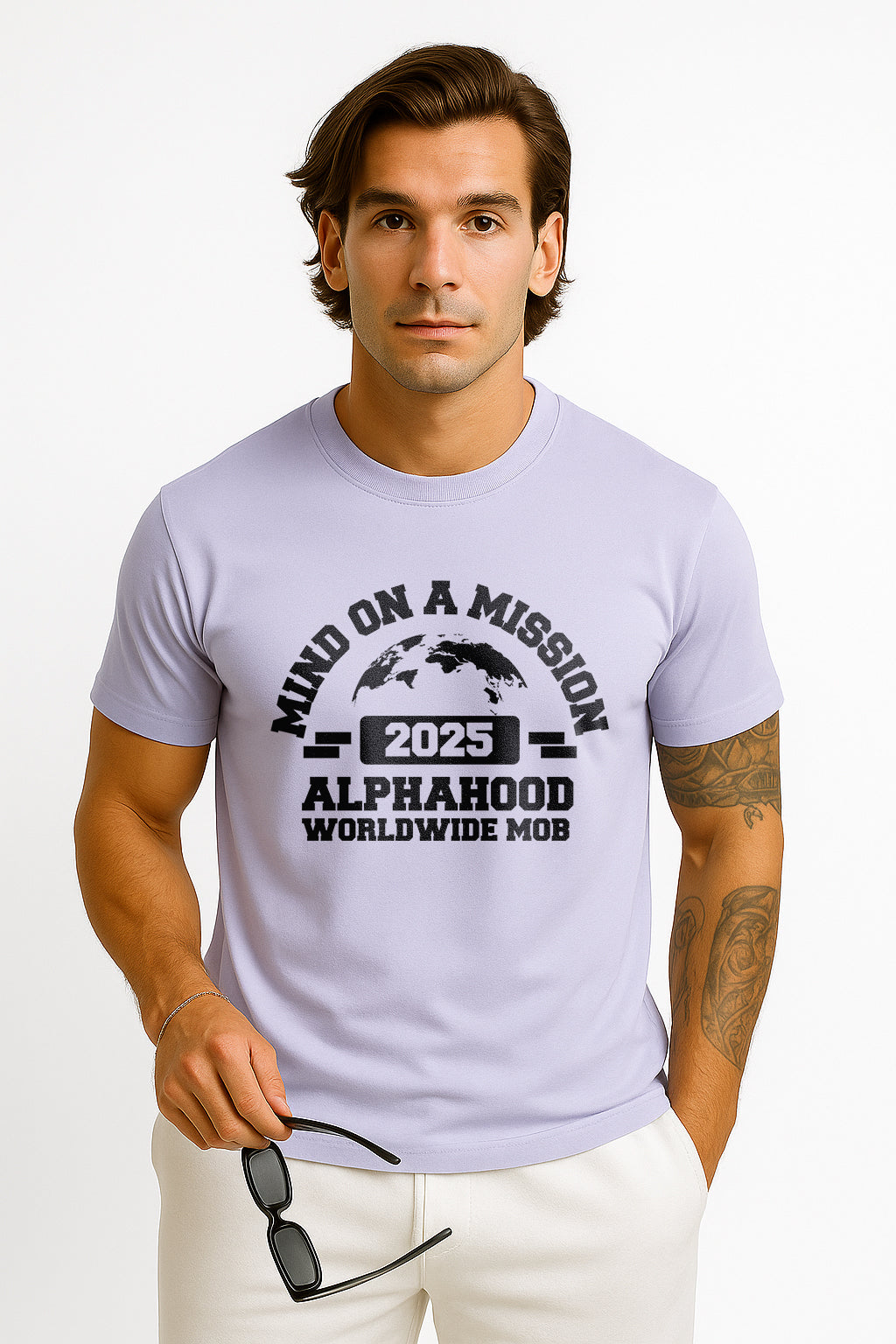 Alpha Mob Stretch Tee – Lavender