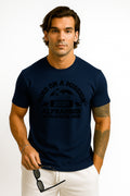 Alpha Mob Stretch Tee – Navy Blue