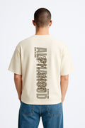 Alphahood Off White Oversized Terry Tee – Elevate the Street Edition