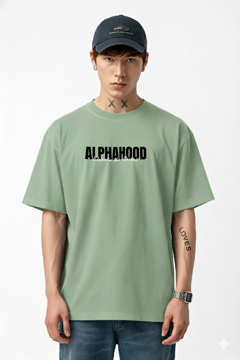 Alphahood Jade Oversized Terry Tee – “Elevate the Street” Edition