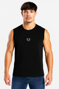 Alphahood  Black Sleeveless T-shirt | Vest