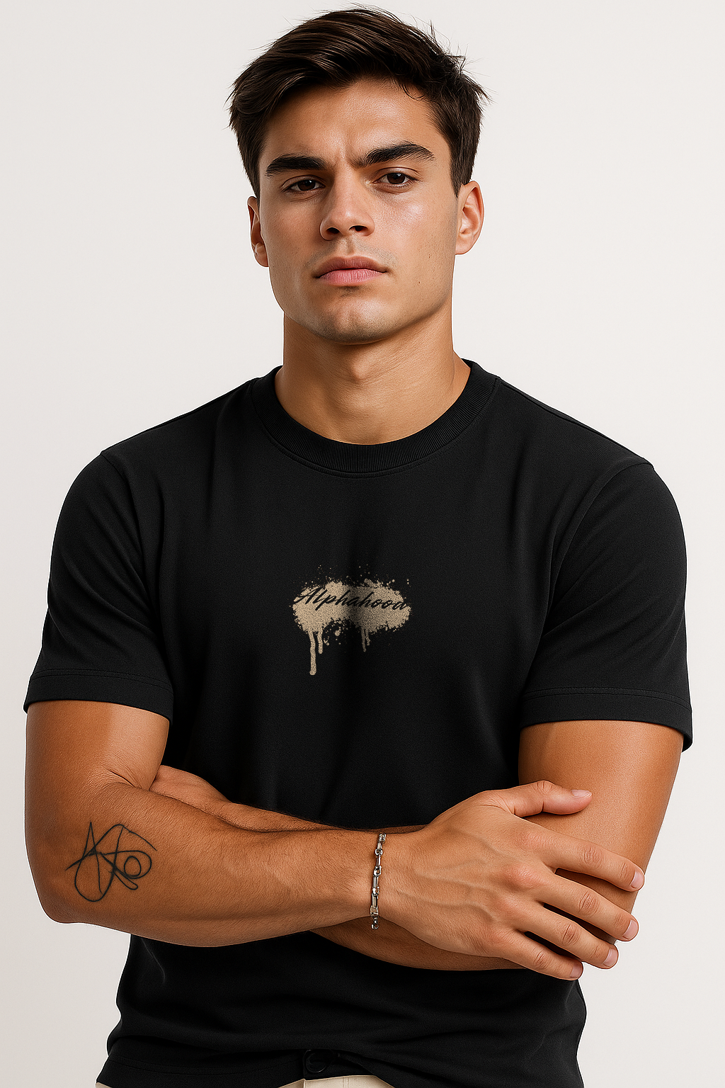 Black Unisex Stretch Fit Streetwear T-Shirt –  Minimal Streetwear Drip