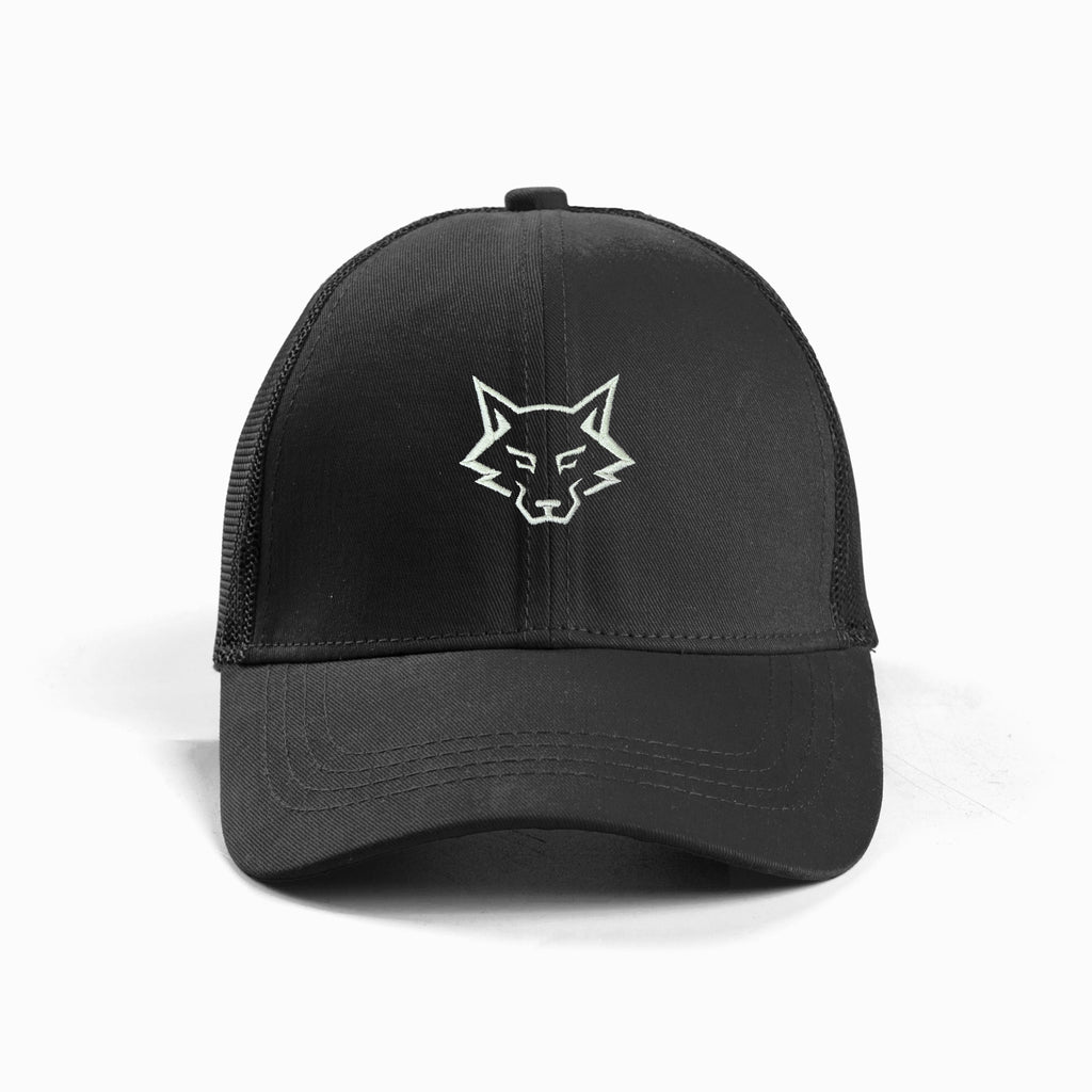 Alphahood Black Trucker Cap