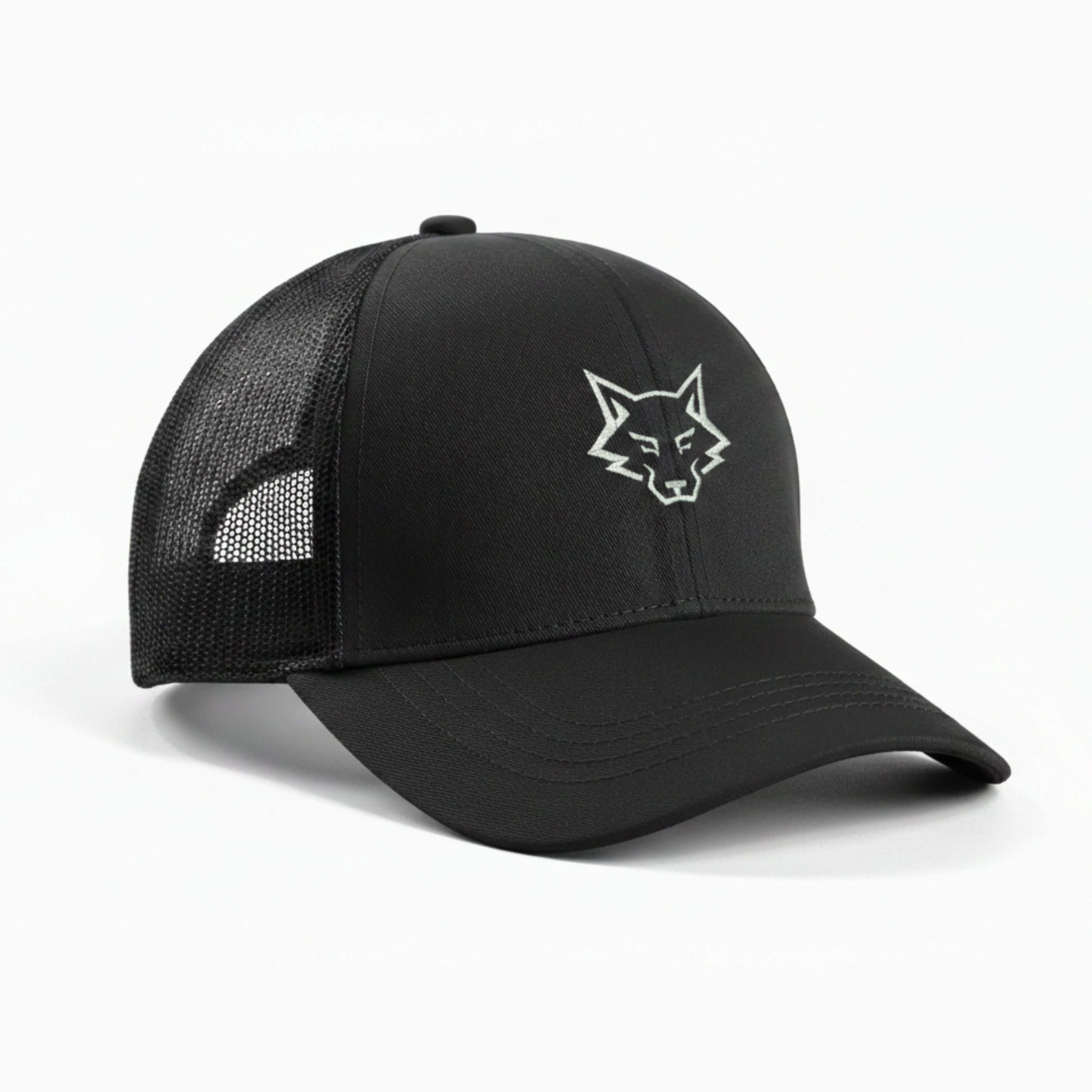 Alphahood Black Trucker Cap