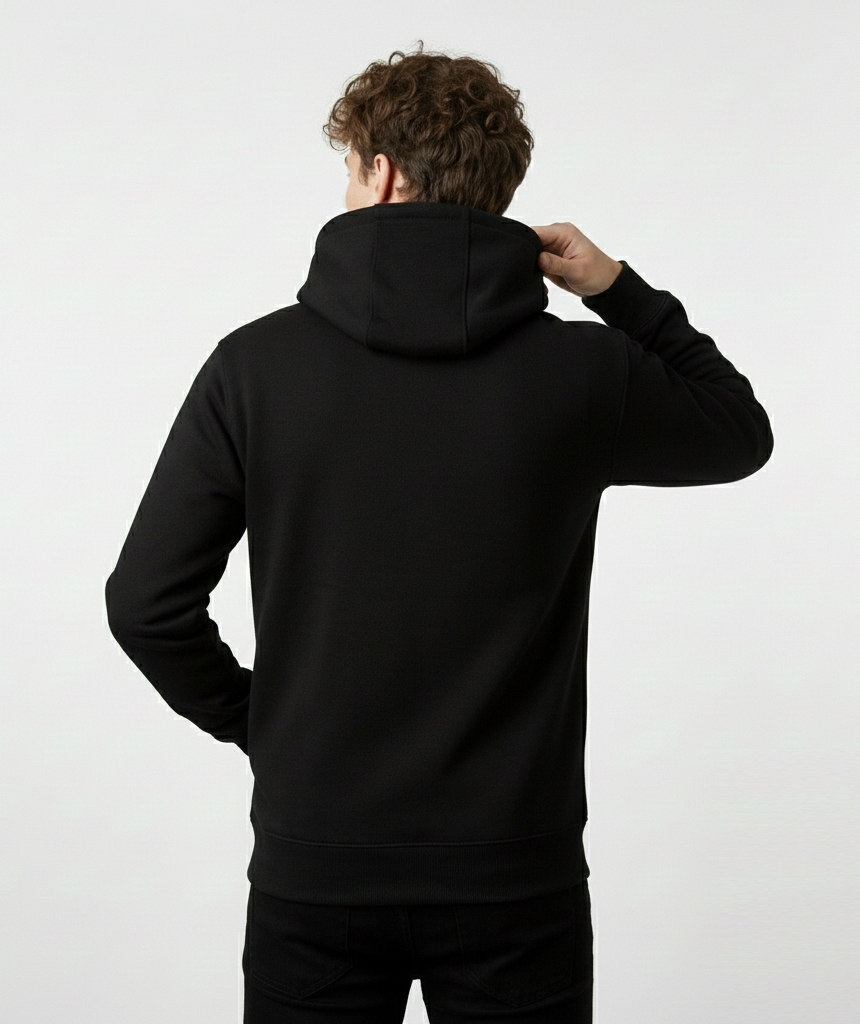 Alphahood Unisex Core Logo Hoodie – Black