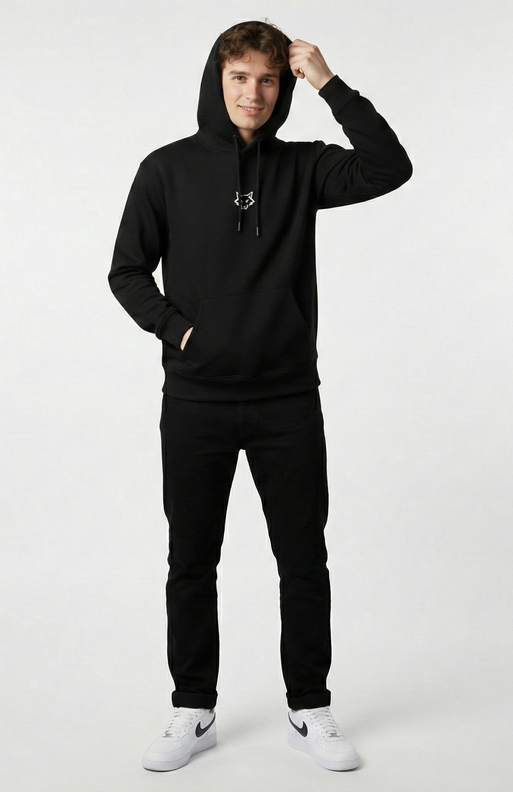 Alphahood Unisex Core Logo Hoodie – Black