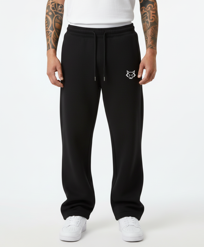 Alphahood Unisex Black Logo Sweatpants