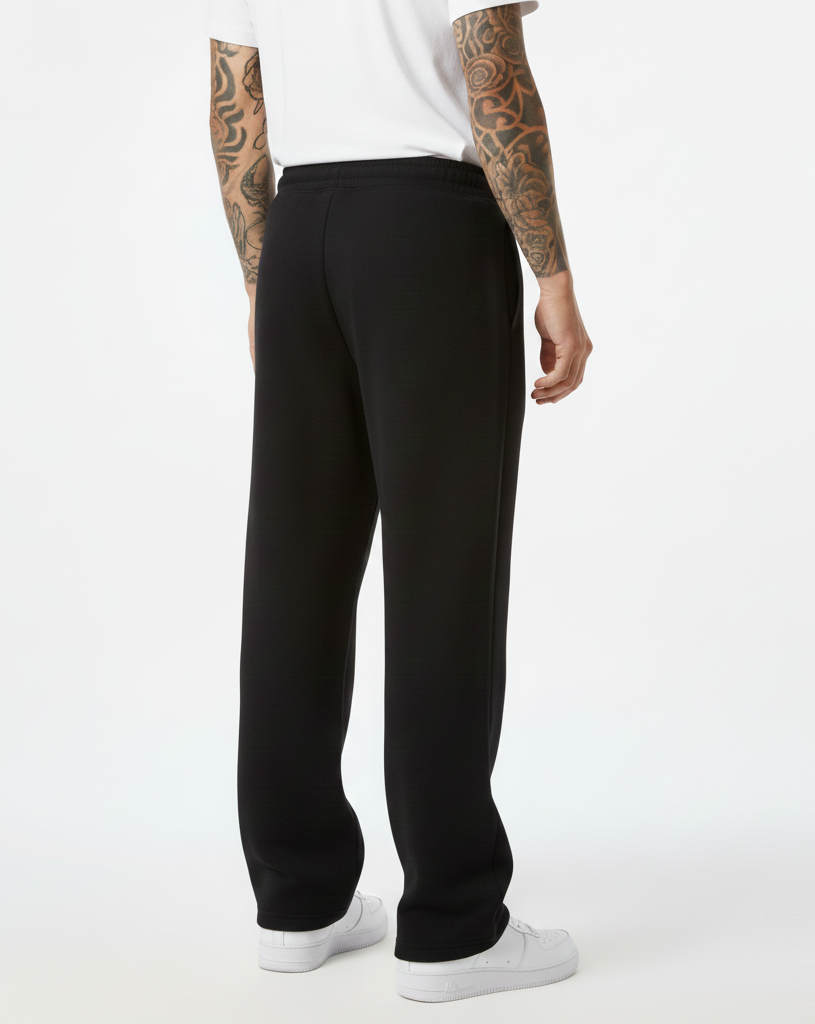 Alphahood Unisex Black Logo Sweatpants