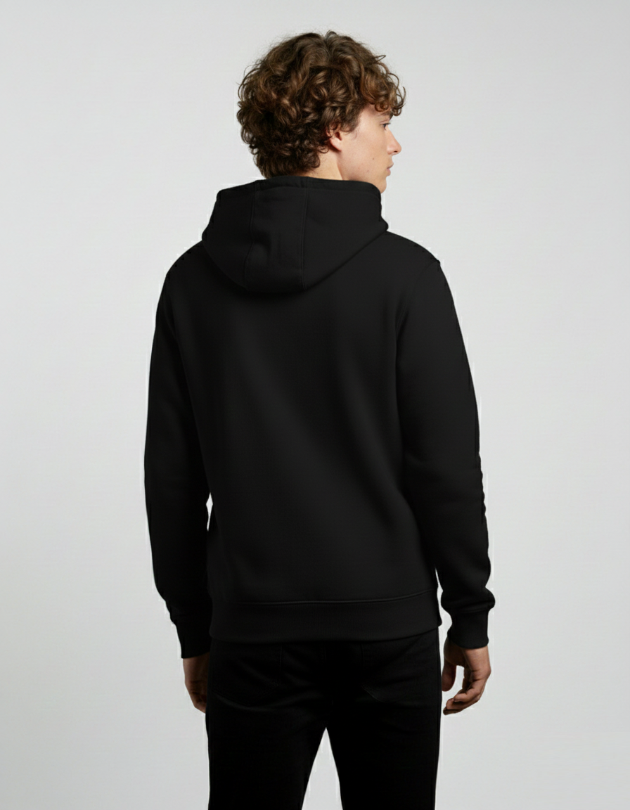 Alphahood Unisex Heavyweight Zip Hoodie – Black