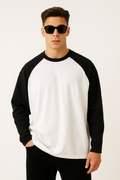 Alphahood Playmaker Raglan Tee – Black & White