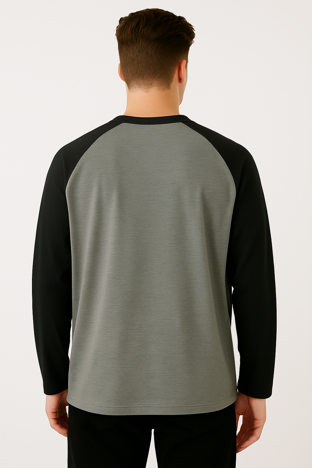 Alphahood Origin Raglan Tee –  Black & Charcoal