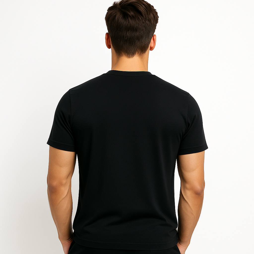 Black Stretch Fit Streetwear T-Shirt – ALPHAHOOD Built™ Ruthless Edition