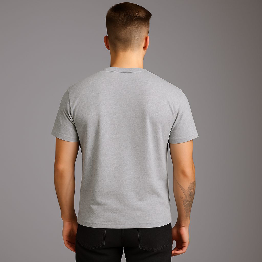 Grey Melange Legacy Core T-Shirt