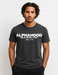 Black Melange Alpha Code Tee