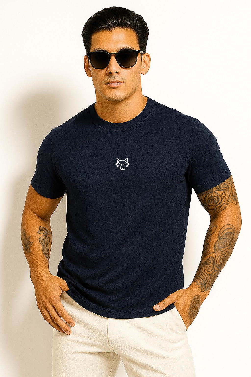 AlphaFlex Tee – Navy Core