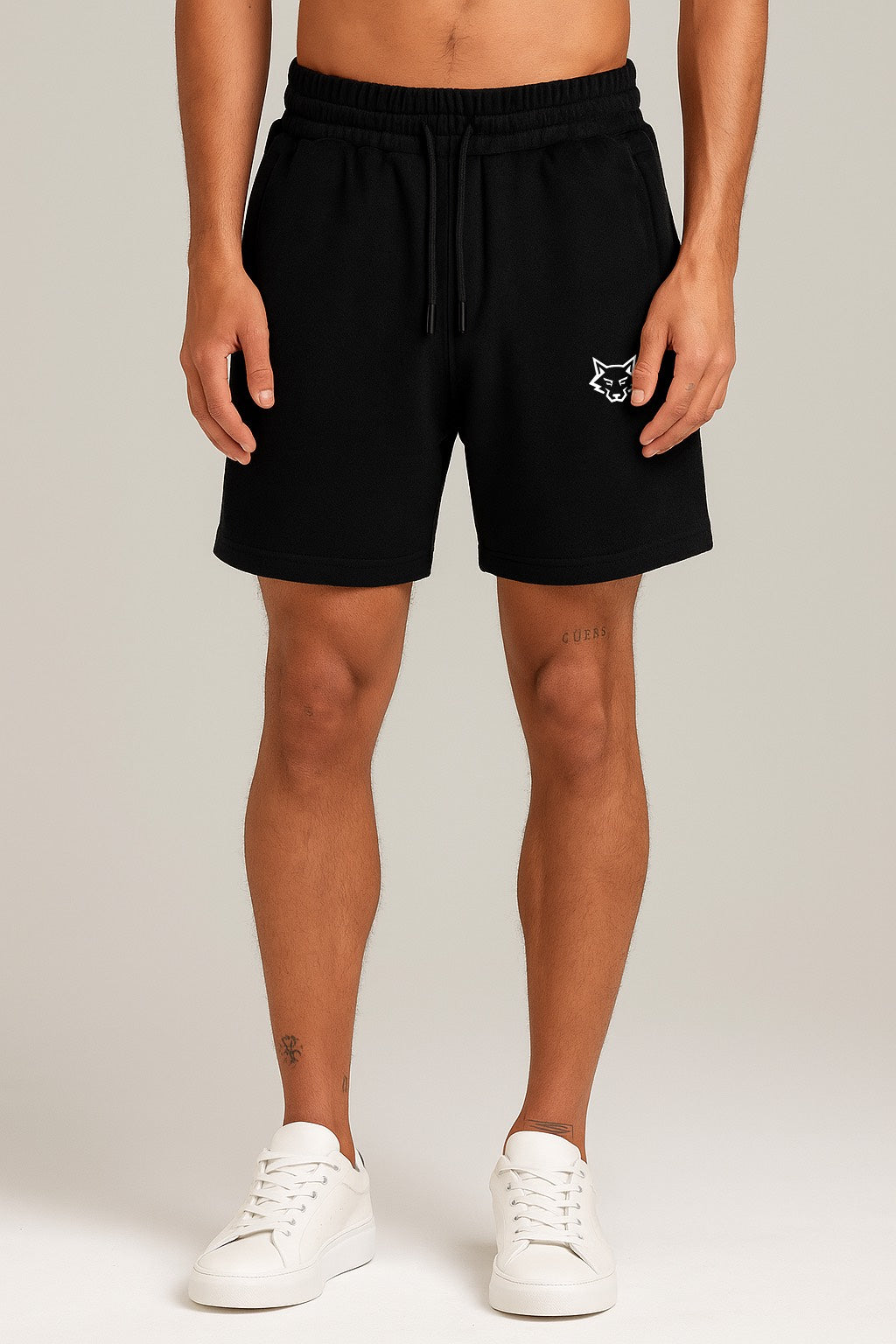 Alphahood Unisex Terry Shorts – Midnight Black