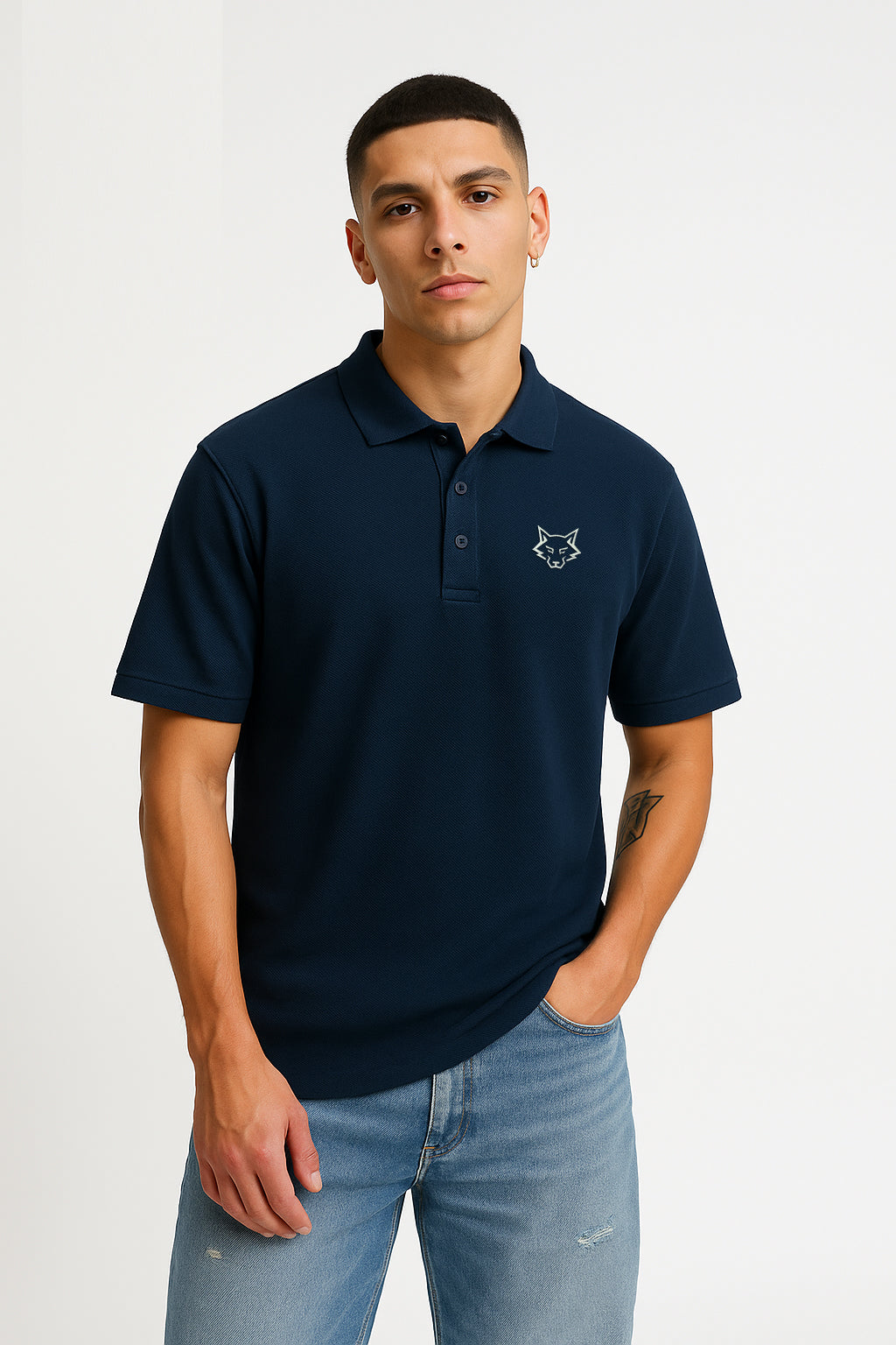 Alphahood Polo – Navy Blue