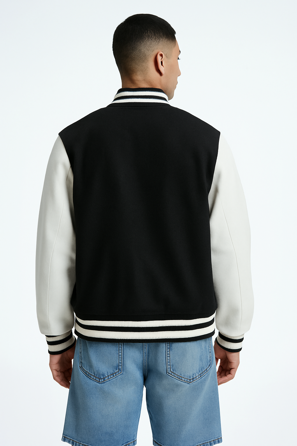 Black Alpha Varsity Jacket