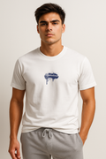 White Unisex Stretch Fit T-Shirt – Minimalist Streetwear Drip