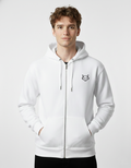 Alphahood Unisex Heavyweight Zip Hoodie – White