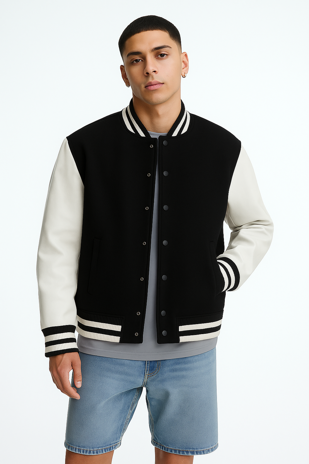 Black Alpha Varsity Jacket