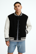 Black Alpha Varsity Jacket
