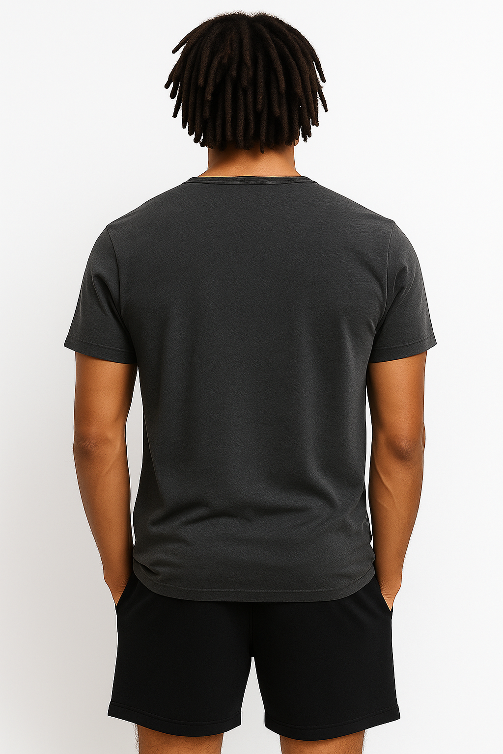 Black Melange Alpha Code Tee