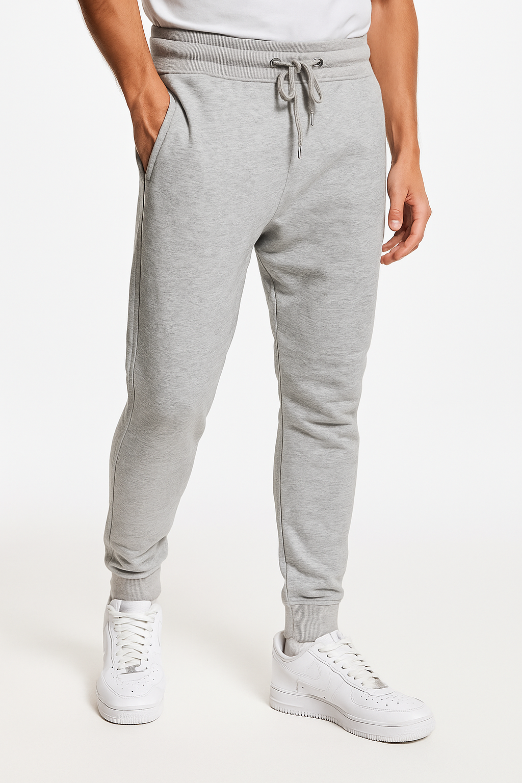 Alphahood Unisex Essential Core Joggers – Grey Melange