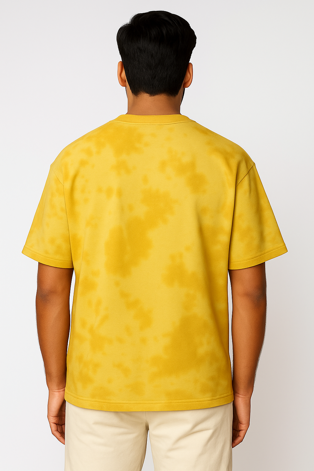 Alphahood Oversized Tie-Dye Tee – Yellow