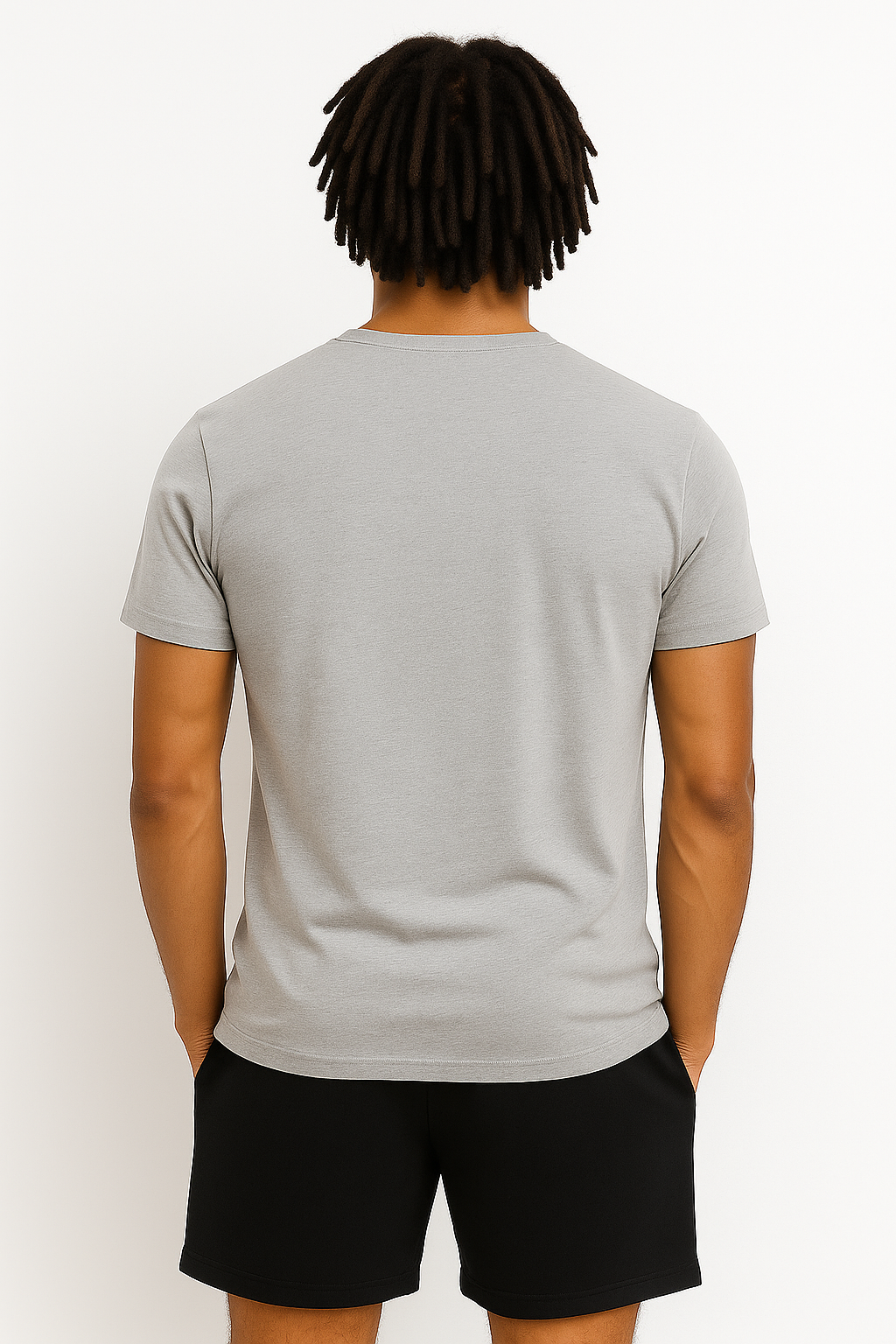 Grey Melange Alpha Code Tee